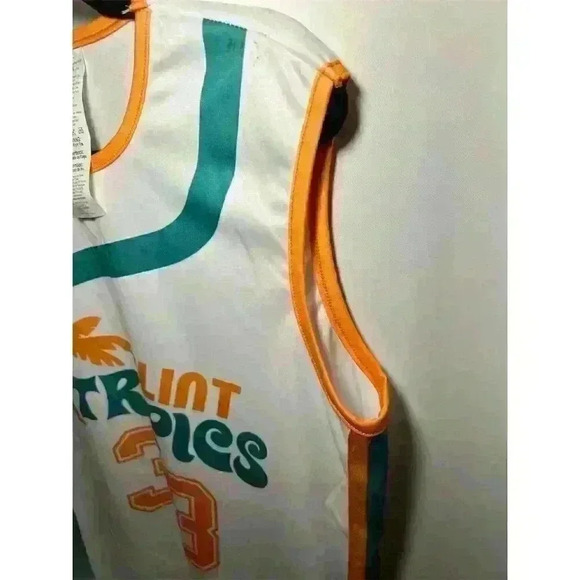Flint Tropics Jackie Moon #33 Basketball Jersey Men's M/L Multicolor - Picture 3 of 7